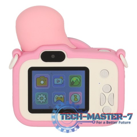 Aparat cyfrowy fotograficzny dla dzieci kamera zabawka + karta 32GB różowy syrenka Aparat cyfrowy fotograficzny dla dzieci kamera zabawka + karta 32GB różowy syrenka