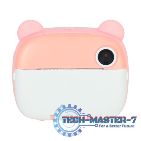 Aparat fotograficzny natychmiastowy drukarka termiczna + wkłady karta 32GB różowy miś Aparat fotograficzny natychmiastowy drukarka termiczna + wkłady karta 32GB różowy miś