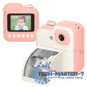 Aparat fotograficzny natychmiastowy drukarka termiczna + wkłady karta 32GB różowy