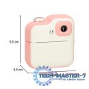 Aparat fotograficzny natychmiastowy drukarka termiczna + wkłady karta 32GB różowy