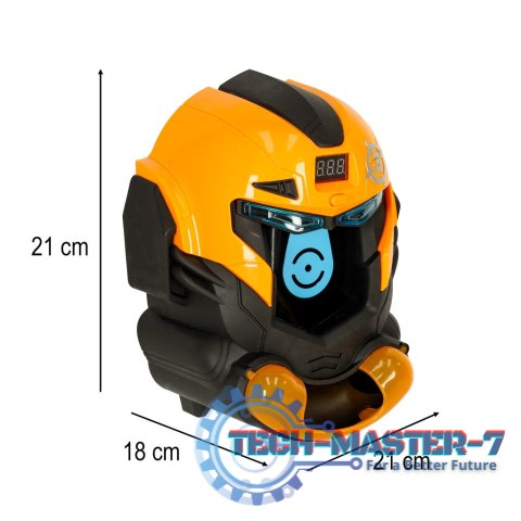 Gra zręcznościowa robot kask strzelanie do celu pistolet kulki celownik Gra zręcznościowa robot kask strzelanie do celu pistolet kulki celownik