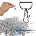 Karabińczyk metalowy rybka 2 mm 500 szt.
