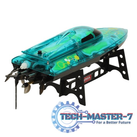 Motorówka zdalnie sterowana RC REVOLT Q7 Illuminator Szybka Łódź 20km/h Zasięg 150m 2.4GHz Silnik Chłodzony Wodą LED Auto-Reset Motorówka zdalnie sterowana RC REVOLT Q7 Illuminator Szybka Łódź 20km/h Zasięg 150m 2.4GHz Silnik Chłodzony Wodą LED Auto-Reset