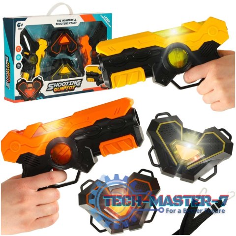 Paintball laserowy pistolet x 2 + tarcza interaktywna x 2 LASER TAG Paintball laserowy pistolet x 2 + tarcza interaktywna x 2 LASER TAG