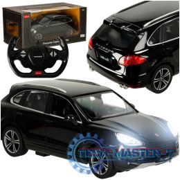 Samochód zdalnie sterowany Rastar 42900 Porsche Cayenne Turbo 1:14 czarny