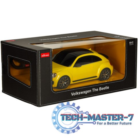 Samochód zdalnie sterowany Rastar 78000 Volkswagen Beetle 1:14 żółty Samochód zdalnie sterowany Rastar 78000 Volkswagen Beetle 1:14 żółty