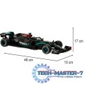 Samochód zdalnie sterowany Rastar 98400 Mercedes-AMG F1 W11 EQ 1:12