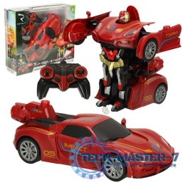 Robot zdalnie sterowany RC REVOLT Auto Sportowe 2w1 Przekształca się w Robota 2.4GHz Para LED Dźwięk