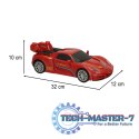 Robot zdalnie sterowany RC REVOLT Auto Sportowe 2w1 Przekształca się w Robota 2.4GHz Para LED Dźwięk