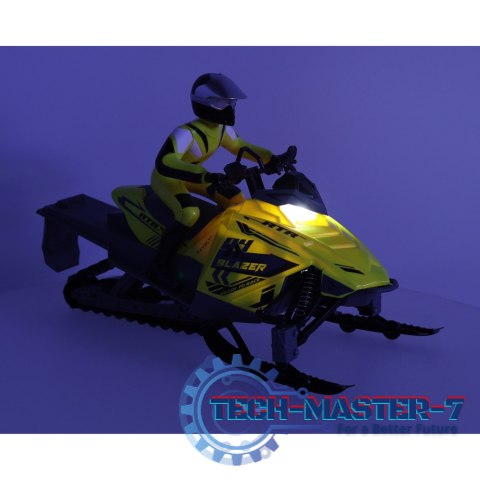 Skuter Śnieżny zdalnie sterowany RC REVOLT TG1016 Trail Blazer Snowmobile 2.4GHz Off-Road LED Realistyczna Jazda Skuter Śnieżny zdalnie sterowany RC REVOLT TG1016 Trail Blazer Snowmobile 2.4GHz Off-Road LED Realistyczna Jazda