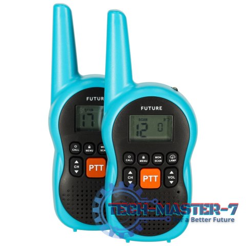 Walkie Talkie krótkofalówki dla dzieci zasięg 3km zestaw 2 szt. Walkie Talkie krótkofalówki dla dzieci zasięg 3km zestaw 2 szt.