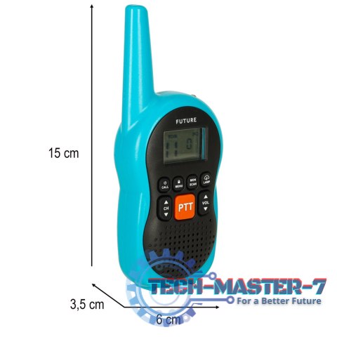 Walkie Talkie krótkofalówki dla dzieci zasięg 3km zestaw 2 szt. Walkie Talkie krótkofalówki dla dzieci zasięg 3km zestaw 2 szt.