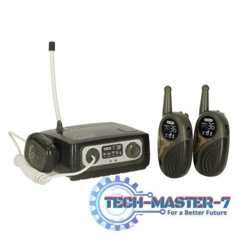 Walkie talkie krótkofalówka zestaw z centralą dla dzieci wojskowy zasięg 333 m Walkie talkie krótkofalówka zestaw z centralą dla dzieci wojskowy zasięg 333 m