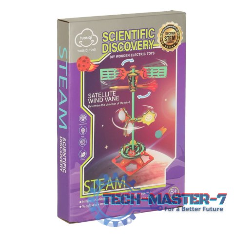 Zestaw naukowy przyrodniczy model 3D drewniany wiatrowskaz Zestaw naukowy przyrodniczy model 3D drewniany wiatrowskaz