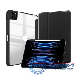 Etui PrimeFolio do iPad Pro 11 (2022-2021) iPad Air 11 M2 (2024) iPad Air 10.9 (5-4 gen.) czarne/przezroczyste