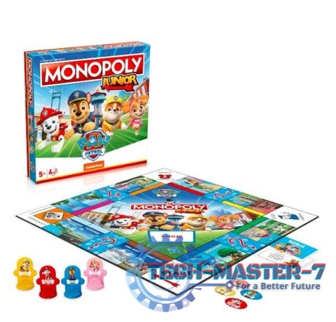 Gra Monopoly Junior Psi Patrol Gra Monopoly Junior Psi Patrol