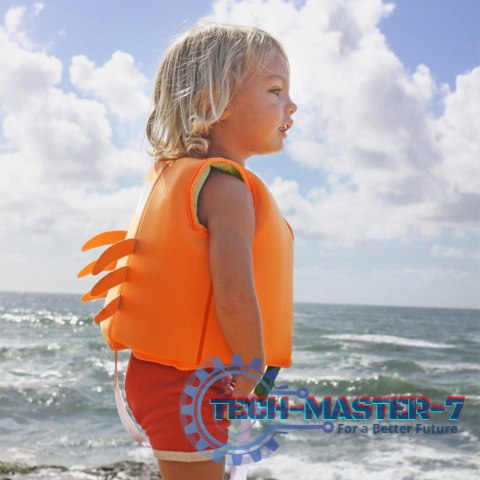 Kamizelka do pływania (2-3 lata) - Sonny the Sea Creature Neon Orange Kamizelka do pływania (2-3 lata) - Sonny the Sea Creature Neon Orange