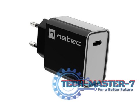 Ładowarka sieciowa Ribera 1x USB-C 20W Czarna Ładowarka sieciowa Ribera 1x USB-C 20W Czarna
