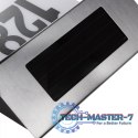 Lampa solarna LED z numerem domu IP44 MCE423