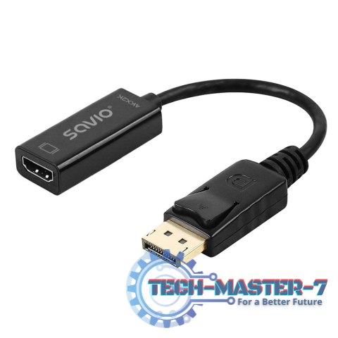 Adapter DisplayPort (M) v1.2 - HDMI (F) v1.4, 4K, AK-62 Adapter DisplayPort (M) v1.2 - HDMI (F) v1.4, 4K, AK-62