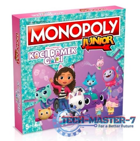 Gra Monopoly JUNIOR Koci Domek Gabi