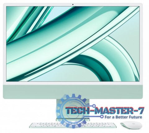 IMac 24 cale: M3 8/10, 8GB, 512GB SSD - Zielony