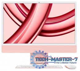 IMac 24 cale: M3 8/8, 8GB, 256GB SSD - Różowy