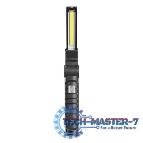 Lampa warsztatowa akumulatorowa COB LED 3W + SMD 1W, USB-C, 150 lm, obrotowa głowica, magnes, FL-03 Lampa warsztatowa akumulatorowa COB LED 3W + SMD 1W, USB-C, 150 lm, obrotowa głowica, magnes, FL-03