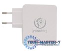 Łarowarka sieciowa H410 TURBO QC3.0 4 porty Wejście sieciowe 100-240V 50/60Hz, maksymalny pobór prądu 0,7A, jeden port USB zgodn