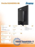 Monitor 23.8 cala XU2492HSU-B6 IPS,FHD,HDMI,DP,100Hz,4xUSB3.2,SLIM,2x2W