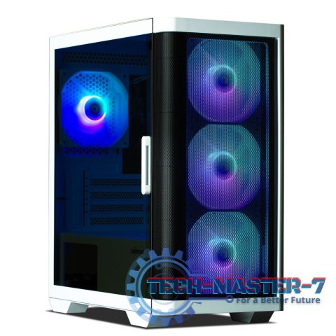 Obudowa M4 WHITE mATX Mini Tower 4 Fans ARGB Obudowa M4 WHITE mATX Mini Tower 4 Fans ARGB