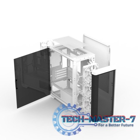 Obudowa M4 WHITE mATX Mini Tower 4 Fans ARGB Obudowa M4 WHITE mATX Mini Tower 4 Fans ARGB