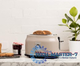 Toster dwuszczelinowy Dorset popielaty