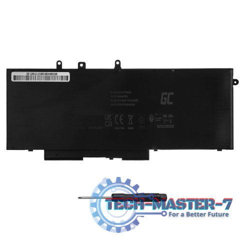 Bateria 93FTF GJKNX 7,6V 6200mAh do Dell Latitude 5290 5490 5580 Bateria 93FTF GJKNX 7,6V 6200mAh do Dell Latitude 5290 5490 5580