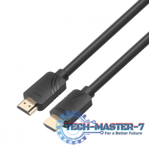 Kabel HDMI v 2.1 premium 3 m 8K Czarny Stworzony dla graczy Kabel HDMI v 2.1 premium 3 m 8K Czarny Stworzony dla graczy