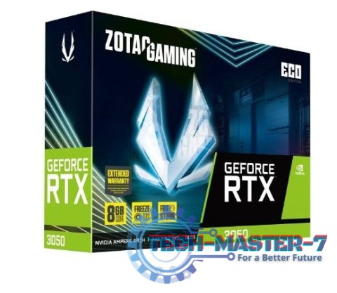 Karta graficzna GeForce RTX 3050 ECO 8GB GDDR6 128bit 3DP/HDMI Karta graficzna GeForce RTX 3050 ECO 8GB GDDR6 128bit 3DP/HDMI