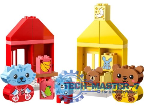 Klocki DUPLO 10414 Codzienne czynności: jedzenie i pora snu Klocki DUPLO 10414 Codzienne czynności: jedzenie i pora snu