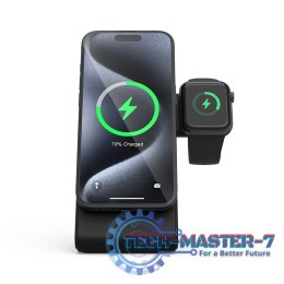 Ładowarka bezprzewodowa 3w1 z MagSafe do iPhone, Apple Watch i AirPods