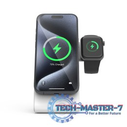 Ładowarka bezprzewodowa 3w1 z MagSafe do iPhone, Apple Watch i AirPods