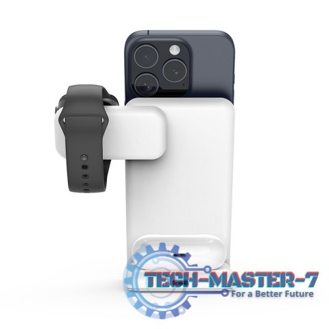 Ładowarka bezprzewodowa 3w1 z MagSafe do iPhone, Apple Watch i AirPods Ładowarka bezprzewodowa 3w1 z MagSafe do iPhone, Apple Watch i AirPods