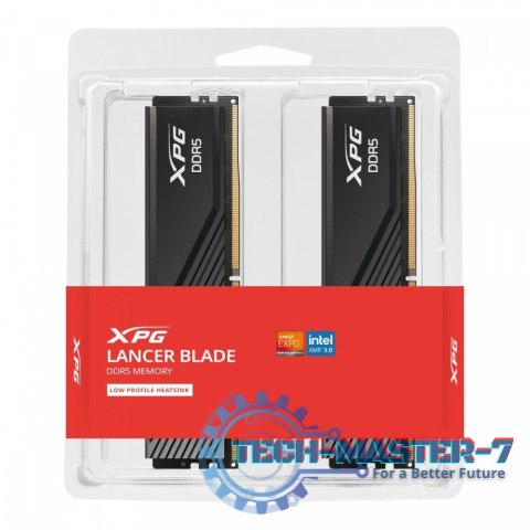 Pamięć XPG Lancer Blade DDR5 6000 32GB (2x16) CL30 czarna Pamięć XPG Lancer Blade DDR5 6000 32GB (2x16) CL30 czarna