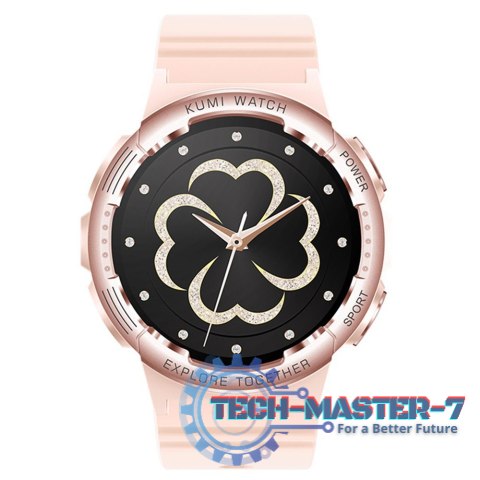 Smartwatch K6 1.3 cala 300 mAh różowy Smartwatch K6 1.3 cala 300 mAh różowy