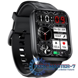 Smartwatch KU6 Meta 1.96 cala 260 mAh czarny