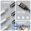 ADA-HC Zewnętrzna karta dźwiękowa USB-C 32bit DAC 3.5mm (F) złącze, 384kHz