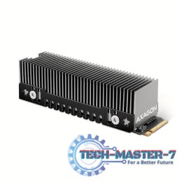 CLR-M2XT Chłodnica aluminiowa pasywna do dysku M.2 SSD, ALU korpus, silikonowe podkładki termiczne, wysokość 24mm