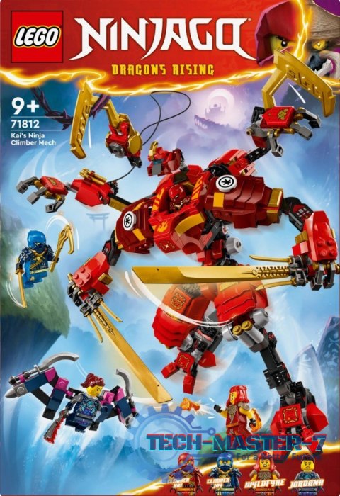 Klocki Ninjago 71812 Wspinaczkowy mech ninja Kaia Klocki Ninjago 71812 Wspinaczkowy mech ninja Kaia