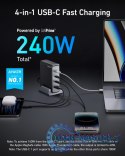 Ładowarka 749 GaNPrime 240W USB-C x 3 USB-A x 1