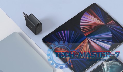 PA-B6T Black Omnia II GaN ładowarka sieciowa 3xUSB (2xUSB C+ 1xUSB A) 65W QC PD PA-B6T Black Omnia II GaN ładowarka sieciowa 3xUSB (2xUSB C+ 1xUSB A) 65W QC PD