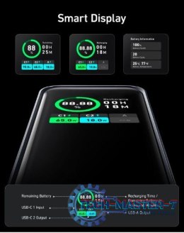 Powerbank Prime 20000 mAh 200W USB-C x 2 USB-A x 1