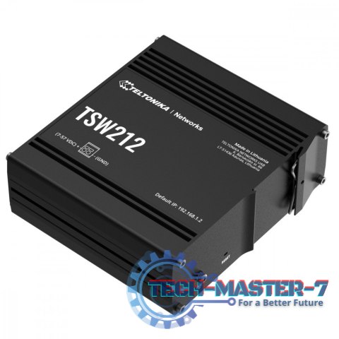 Przełącznik zarządzalny przemysłowy TSW212 2xSFP 8xGbE L2/L3
